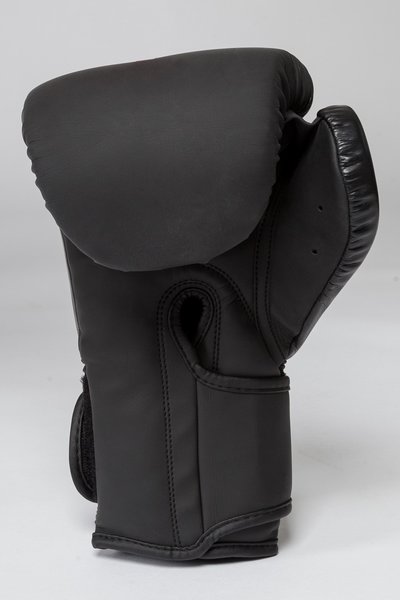 Boxhandschuh - POWER - MATT-BLACK 12 OZ