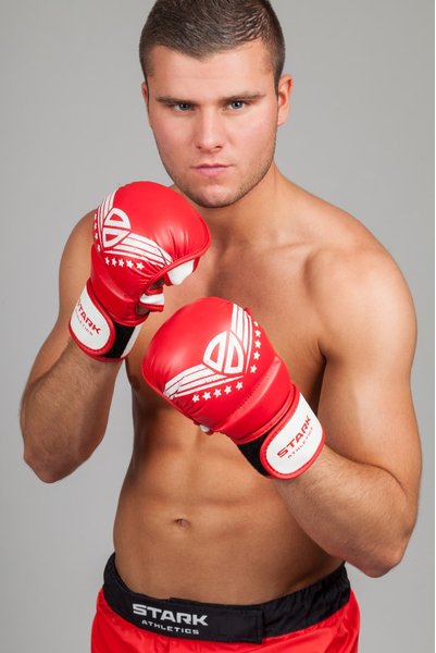 MMA SHOOTERS - POWER - RED-WHITE M