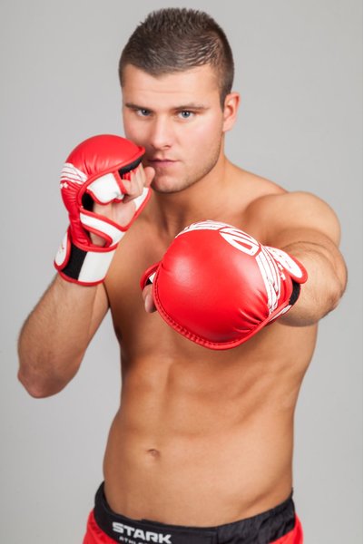 MMA SHOOTERS - POWER - RED-WHITE M